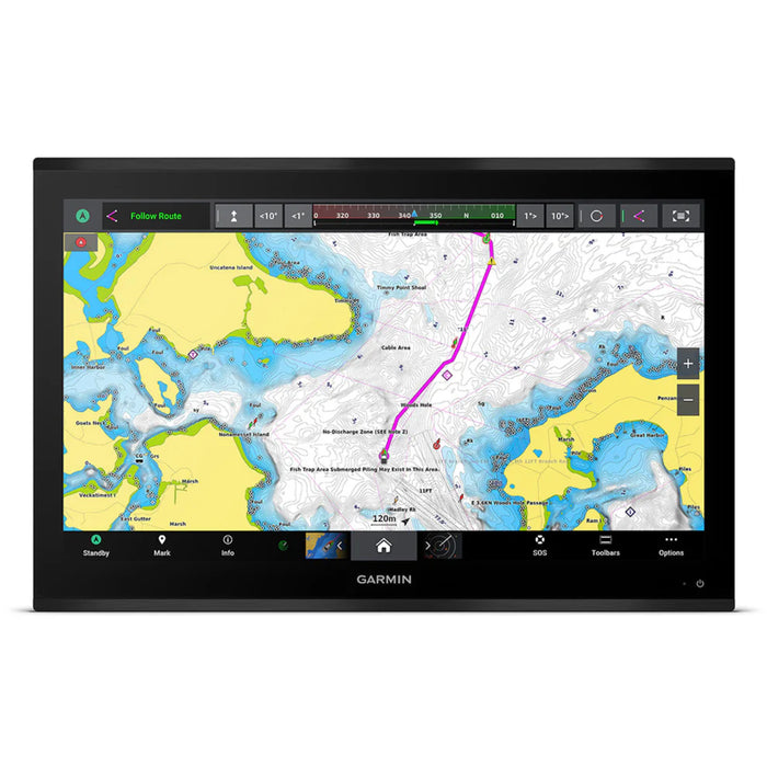 GARMIN 9027 Series 27″ Touchscreen Premium Chartplotter w/ Worldwide Basemap