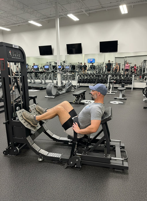 Selectorized Hip Thrust Glute Machine — 250lb Weight Stack