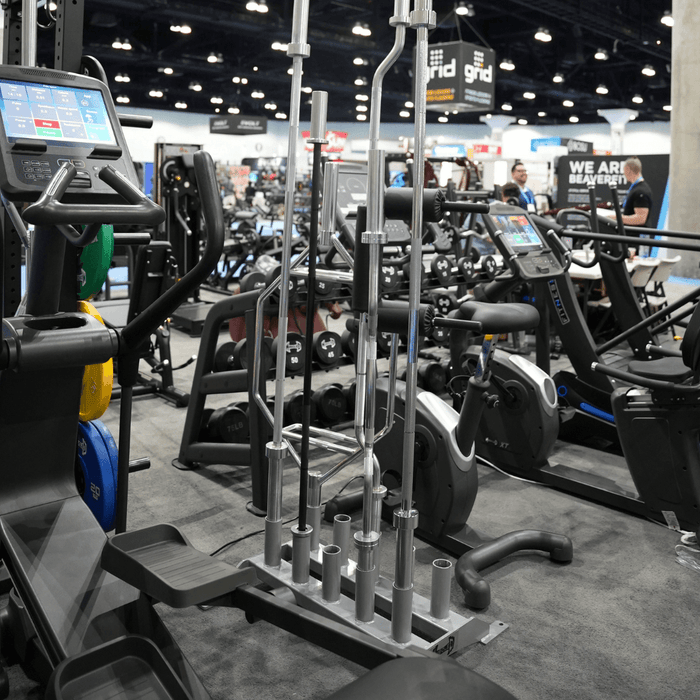 Vertical Olympic Bar Rack - 10 Bar - Muscle D Fitness -  Sturdy Vertical Olympic Bar Holder