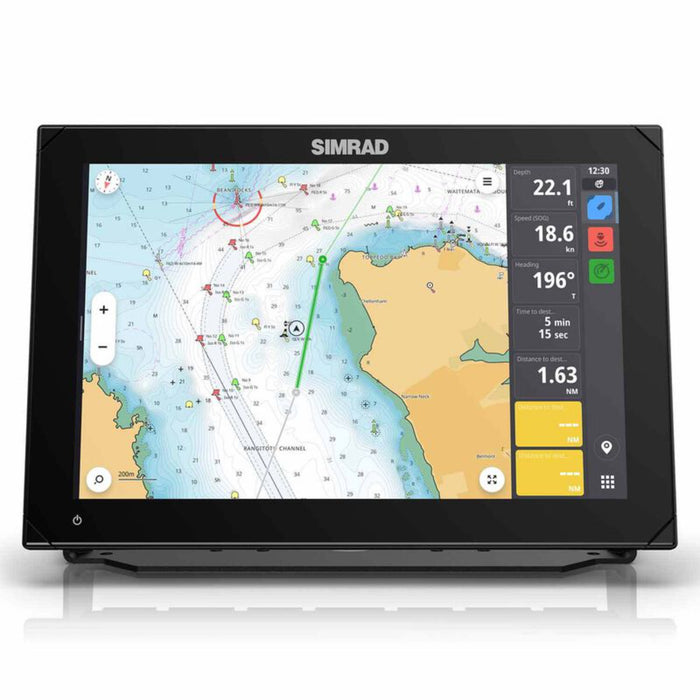 SIMRAD NSX 12 Multifunction Display with C-Map Discover X Charts - Transducer Not Included
