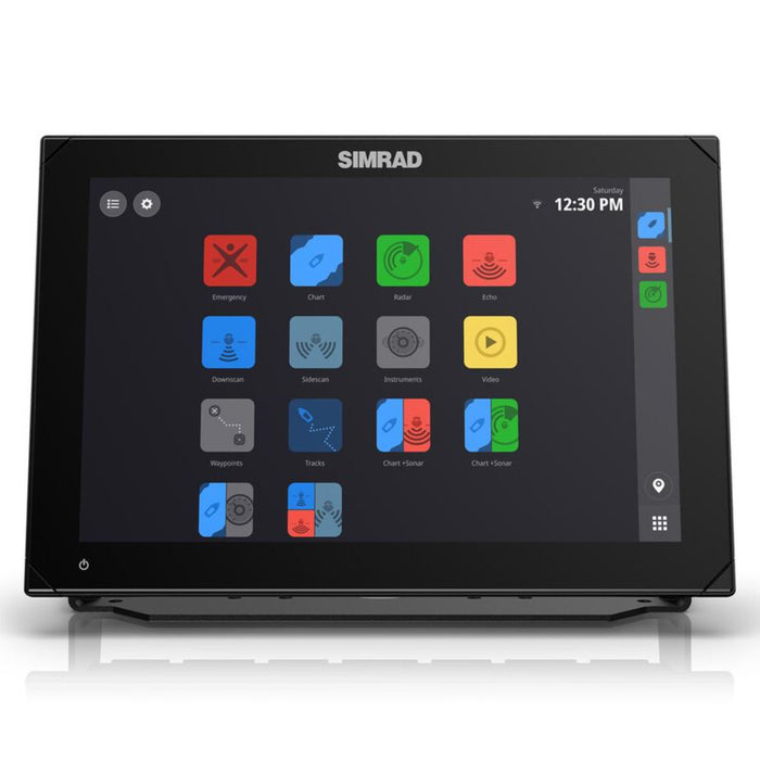 SIMRAD NSX 12 Multifunction Display with C-Map Discover X Charts - Transducer Not Included