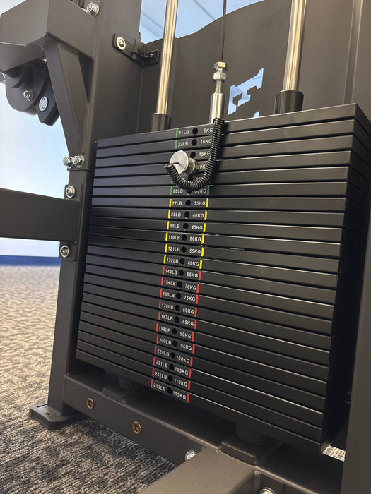 SFE Selectorized Seated Leg Extension & Leg Curl Machine — 250lb Weight Stack