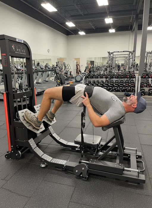 Selectorized Hip Thrust Glute Machine — 250lb Weight Stack