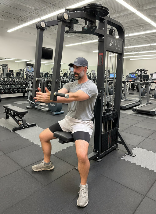 SFE Selectorized Pec Fly & Rear Delt Fly (Pec Deck) — 250lb Weight Stack