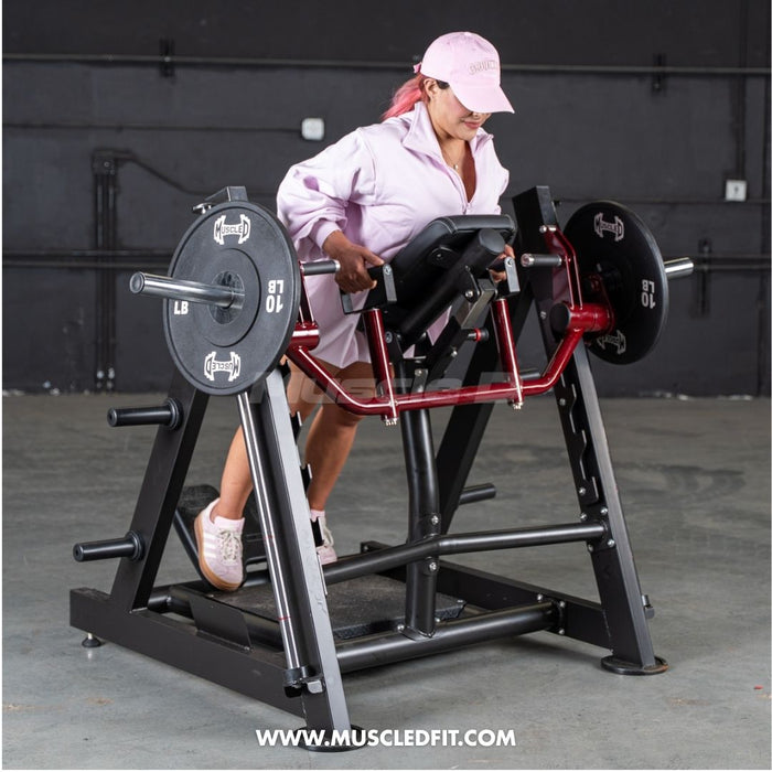 Power Leverage V2 Chest Supported Linear Bearing Row Machine | Muscle D Fitness