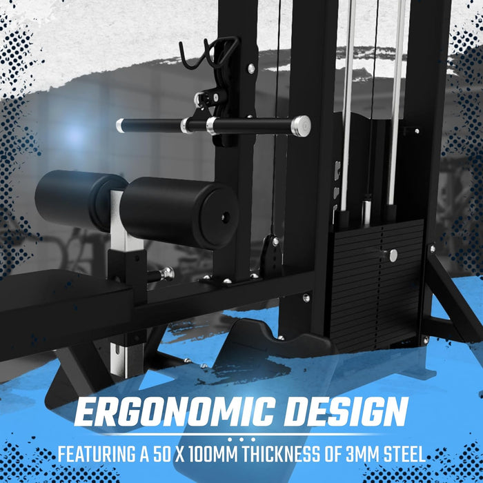 Selectorized Lat Pulldown & Low Row Combo — 250lb Weight Stack