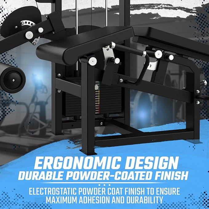 SFE Selectorized Leg Extension & Prone Leg Curl Combo — 250lb Weight Stack