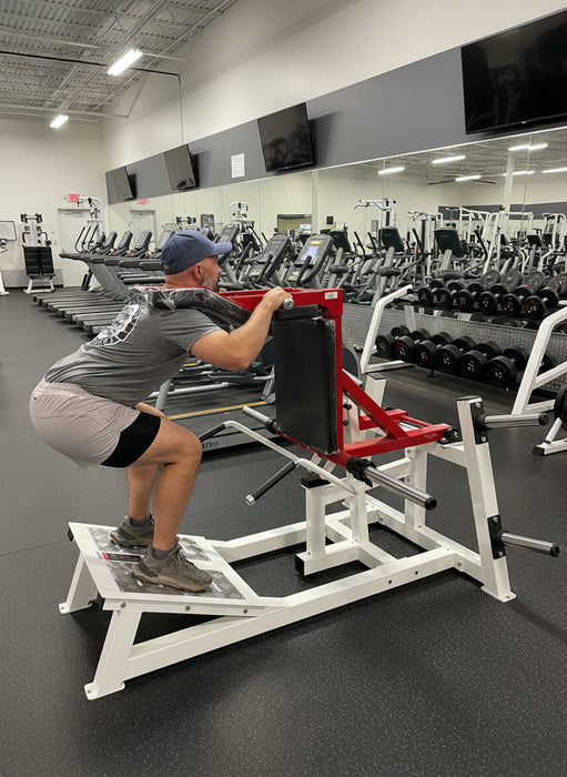 Plate Loaded Power Squat & Hack Squat (V-Squat) Machine