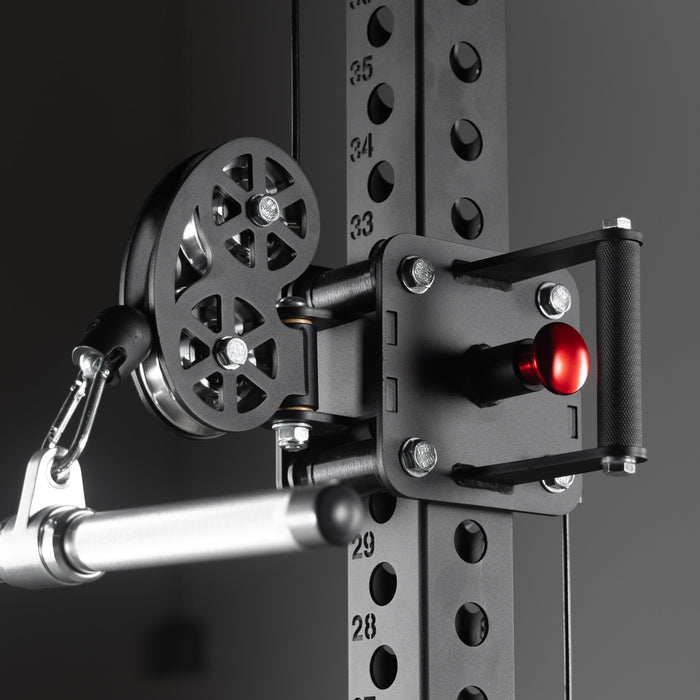 XMARK Commercial Half Rack Functional Trainer — Dual 220 lb Weight Stacks