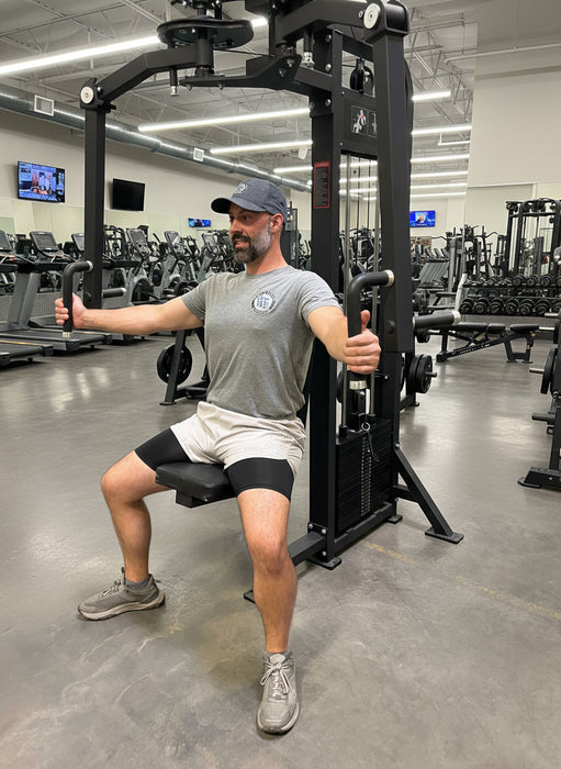 SFE Selectorized Pec Fly & Rear Delt Fly (Pec Deck) — 250lb Weight Stack