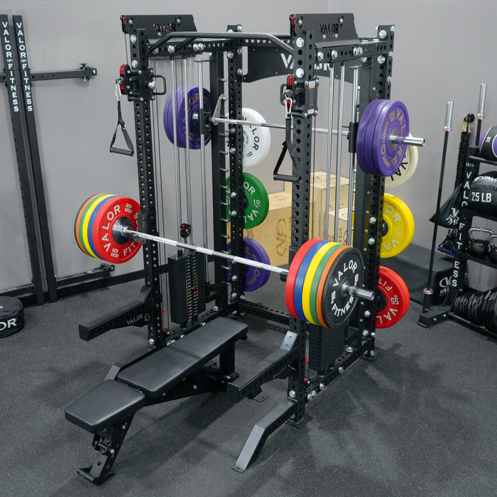 Valor Fitness Pro Smith Machine Functional Trainer