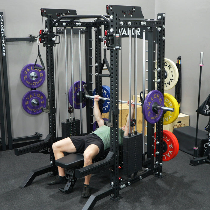 Valor Fitness Pro Smith Machine Functional Trainer