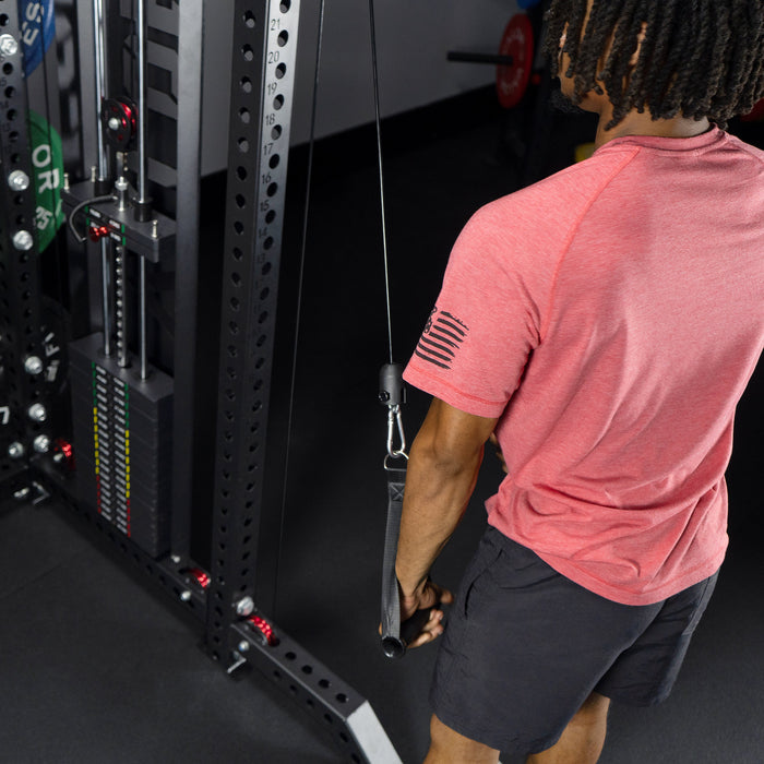 Valor Fitness Deluxe Cable Machine Functional Trainer