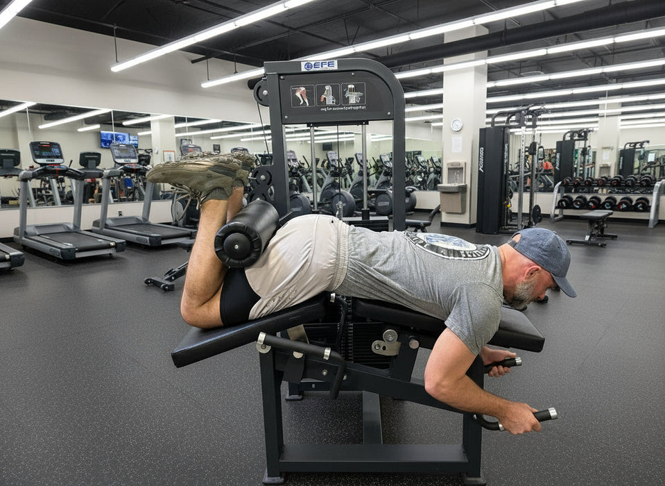 SFE Selectorized Leg Extension & Prone Leg Curl Combo — 250lb Weight Stack