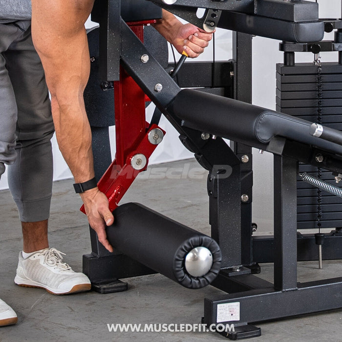 Classic V2 Selectorized Seated Leg Curl Machine – Muscle D Fitness