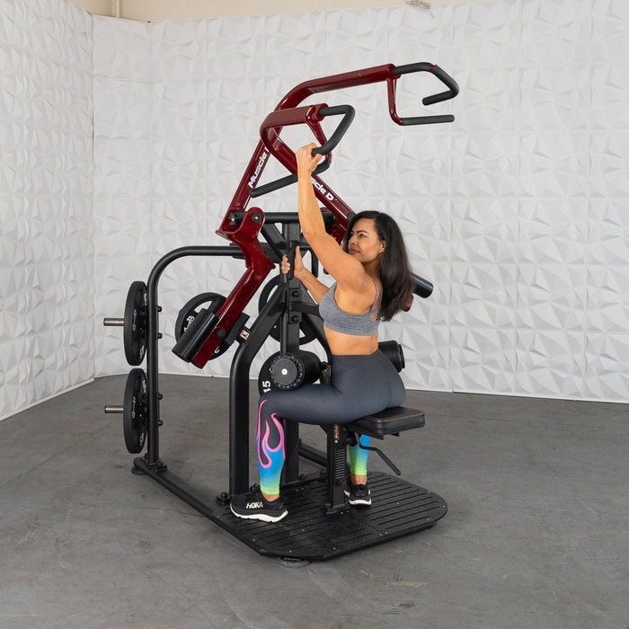 Pro Strength Rotary Lat Pull-Down – Plate Loaded | Muscle D Fitness