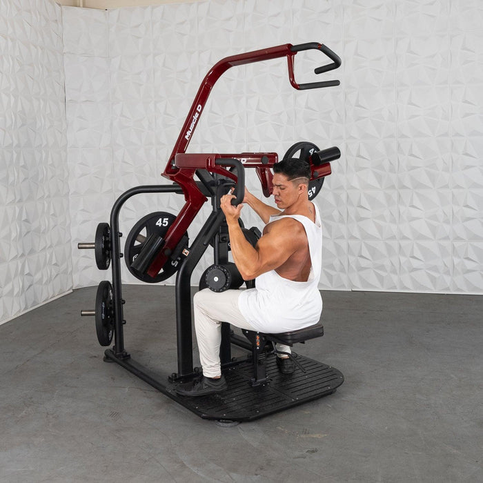 Pro Strength Rotary Lat Pull-Down – Plate Loaded | Muscle D Fitness