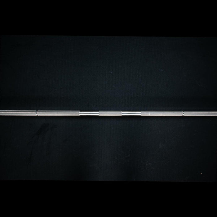 7' Stainless Steel Olympic Bar - Bushing - Muscle D Fitness - Quality Knurling