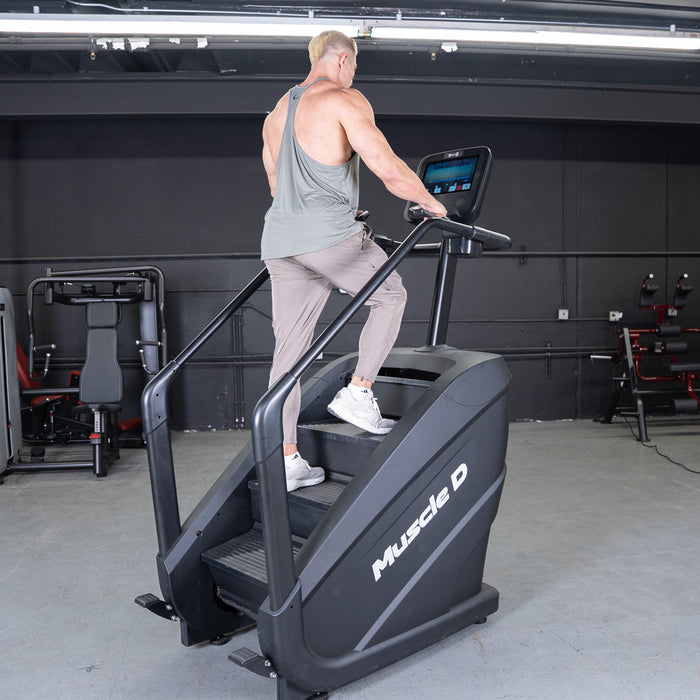 Elite Commercial Stair Climber - Touch Screen - Muscle D Fitness