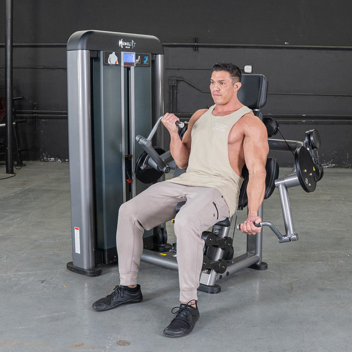 Elite Plus Biceps Curl Machine | Muscle D Fitness