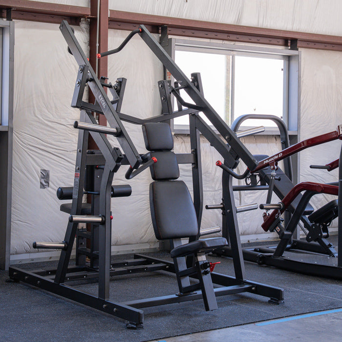Excel Iso-Lateral Chest/Back Combo - Muscle D Fitness - Plate Loaded - Gas Shock Assisted Seat Adjustment