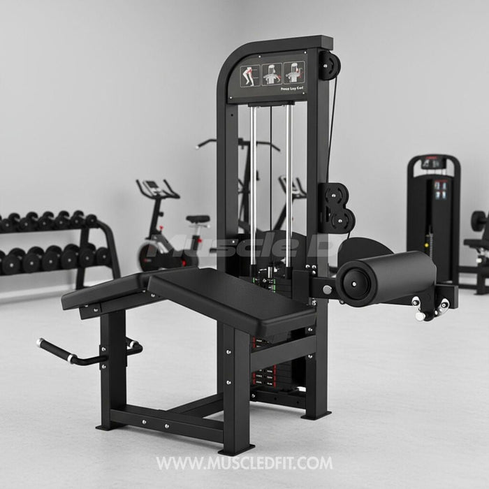 Excel Prone Leg Curl - Muscle D Fitness - Selectorized Hamstring Curl