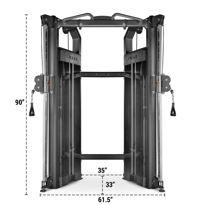 XMARK Functional Trainer With Dual 230 lb Weight Stacks