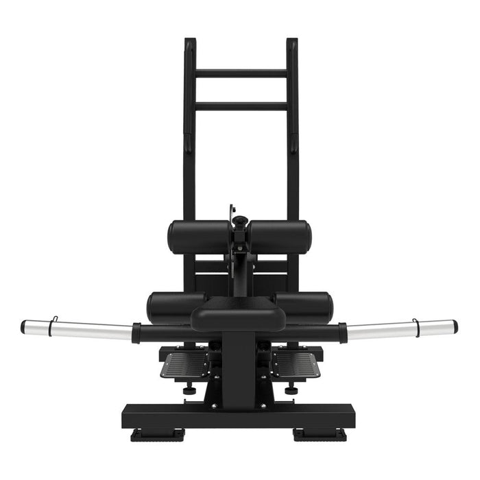 Excel Standing Hip Thrust - Muscle D Fitness - Plate Load Extension - Band Compatible - Adjustable Pads