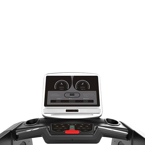 LED Screen Commercial Treadmill - Muscle D Fitness - Built in Fan - Adjustable Speed and Incline - Cup Holders