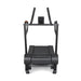 The Bells of Steel Blitz Magnetic Resistance Manual Treadmill is a black curved treadmill with handrails and a display, shown from the front against a white background—ideal for intense, non-motorized workouts.