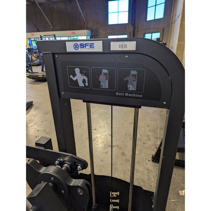 SFE Selectorized Lateral Raise Delt Machine — 250lb Weight Stack