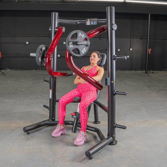 Power Leverage V2 Decline Chest Press - Muscle D Fitness