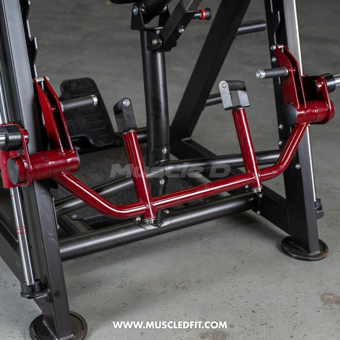 Power Leverage V2 Chest Supported Linear Bearing Row Machine | Muscle D Fitness