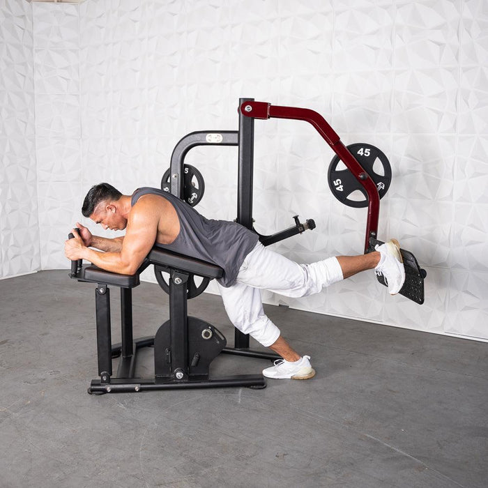 Pro Strength Booty Shaper - Muscle D Fitness - Adjustable, Plate Loaded, Glute Kick