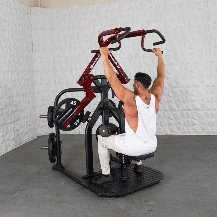 Pro Strength Rotary Lat Pull-Down – Plate Loaded | Muscle D Fitness