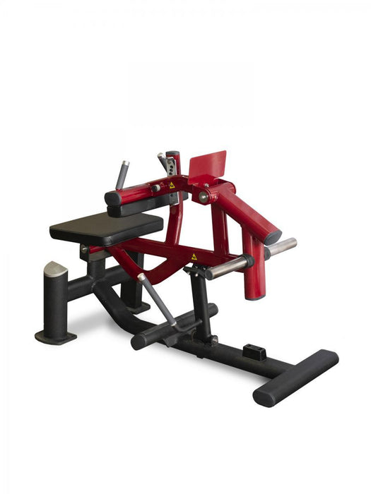Elite Leverage Seated Calf - Muscle D Fitness - Commercial Grade - Adjustable Seat - Plate Loaded