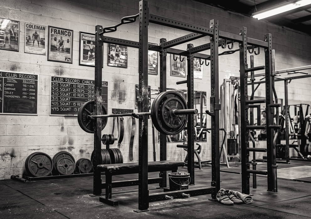 TGrip Commercial Rack and a Half - 3x3 Steel - Functional Multi-Grip Pull-Up - Plate Storage - J-Hooks