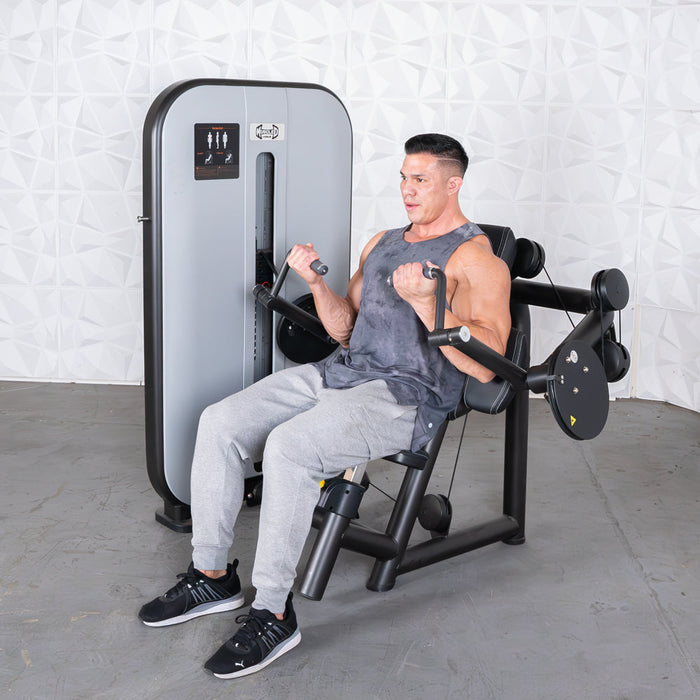 Vogue Iso-Lateral Biceps Curl by Muscle D Fitness – Commercial Arm Machine