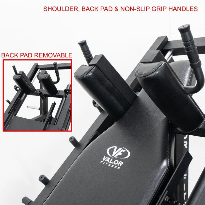 Valor Fitness Hack Squat Combo - Leg Press Machine