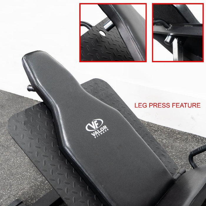 Valor Fitness Hack Squat Combo - Leg Press Machine