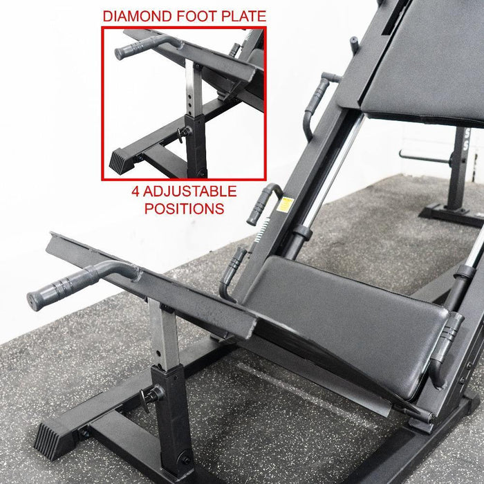 Valor Fitness Hack Squat Combo - Leg Press Machine