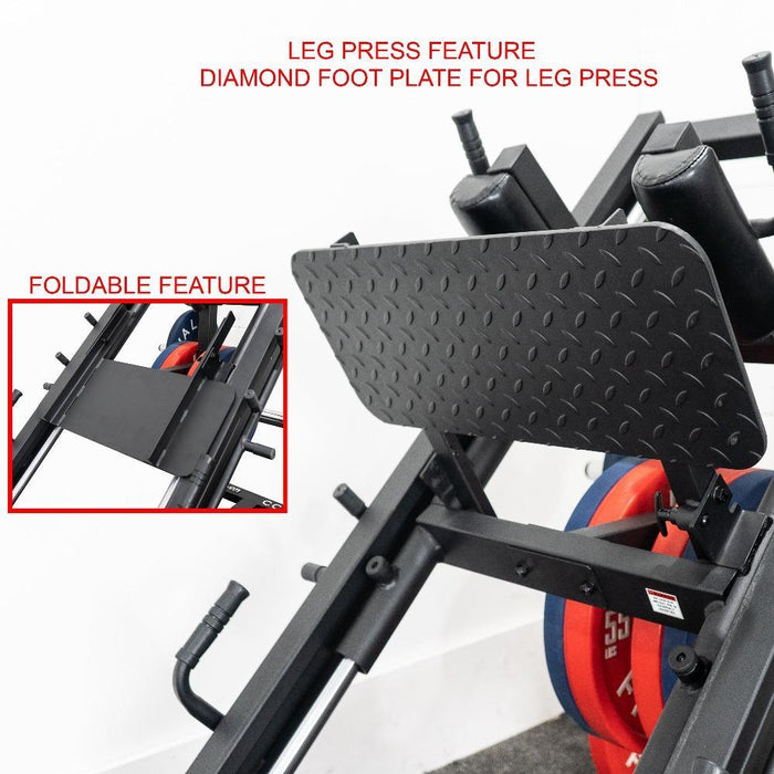 Valor Fitness Hack Squat Combo - Leg Press Machine