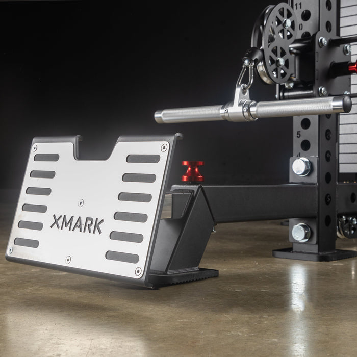 XMARK Commercial Half Rack Functional Trainer — Dual 220 lb Weight Stacks